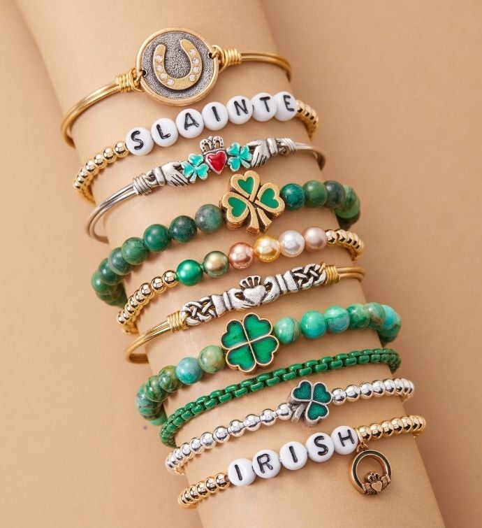 Luca + Danni Lucky Clover Stretch Bracelet