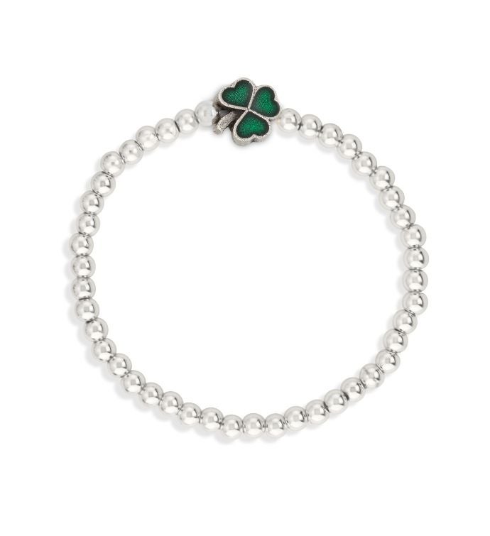 Luca + Danni Lucky Shamrock Stretch Bracelet