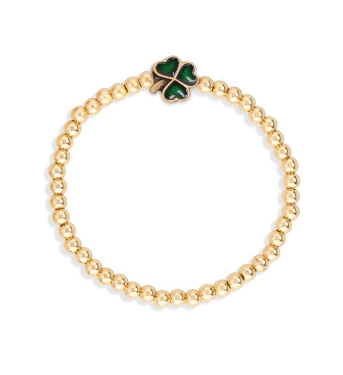 Luca + Danni Lucky Shamrock Stretch Bracelet