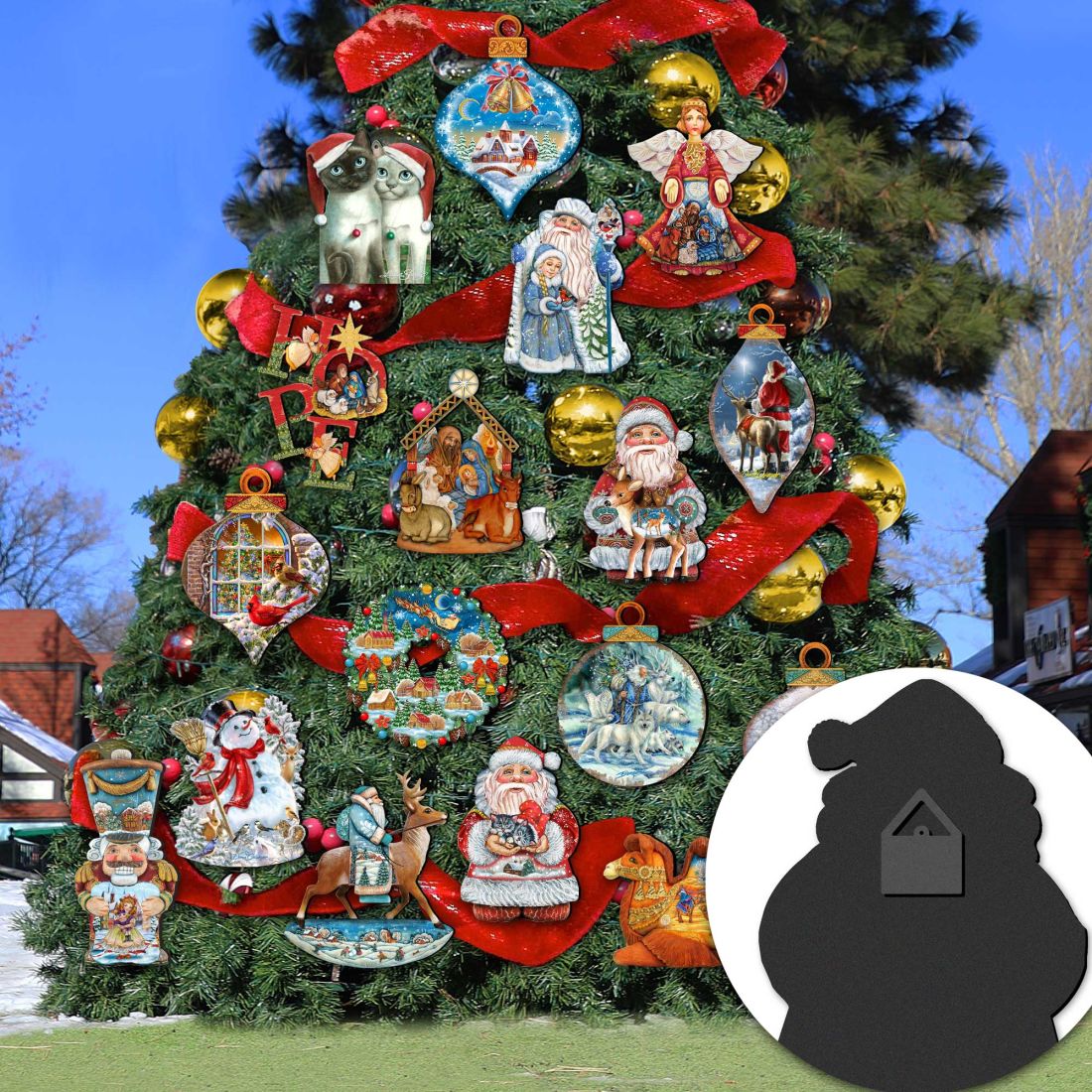St. Patrick's Gnomes Holiday Outdoor Decor Large Ornament By Susan Winget