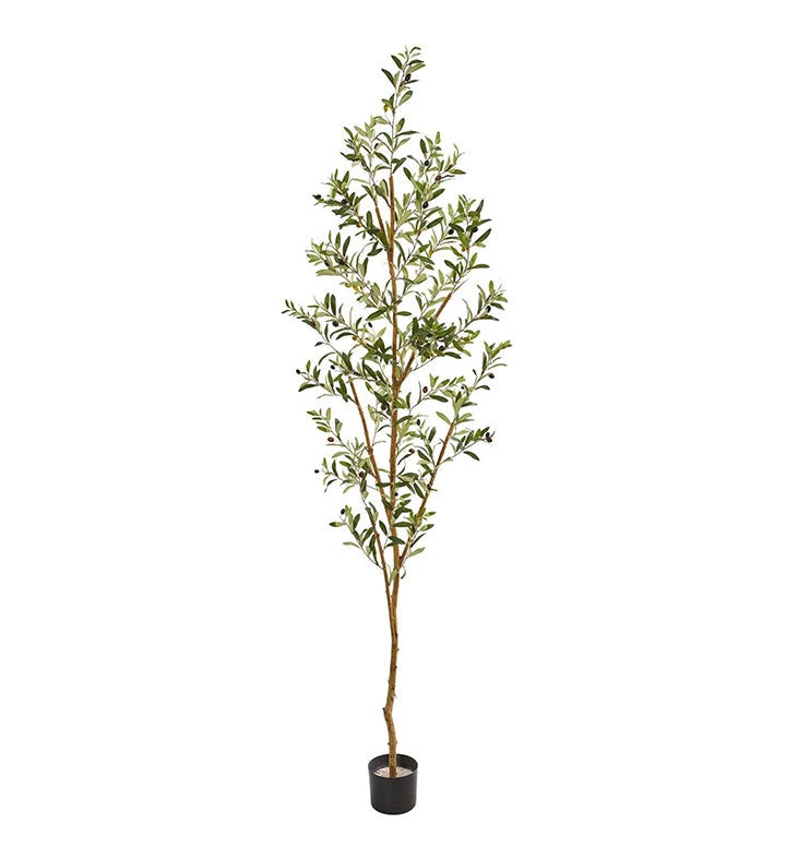Nearly Natural 82” Artificial Olive Tree