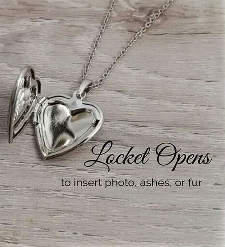 Loss Of Pet Memorial Locket Necklace | Marketplace | 1800Flowers