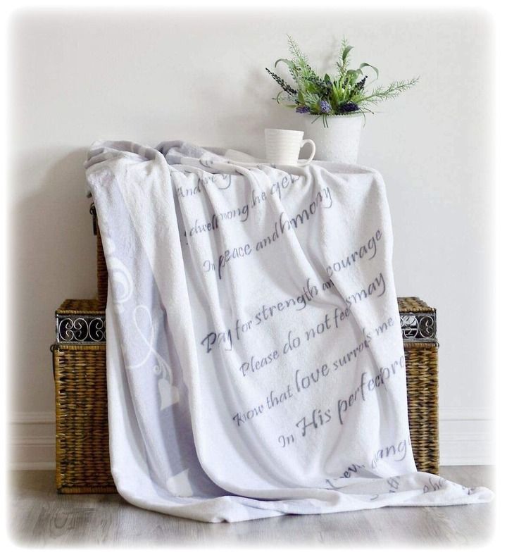 Mink Memorial Blanket Sympathy Throw