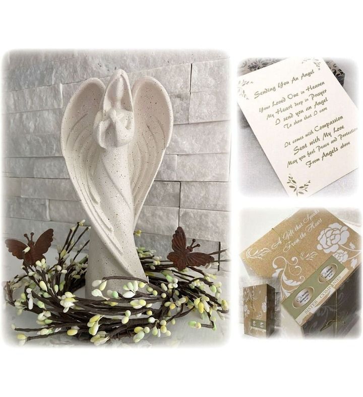 Memorial Angel Statue For Sympathy Gift, Celebration Of Life
