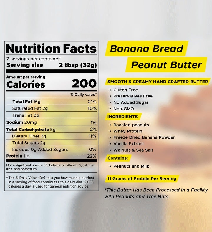 Banana Bread Peanut Butter