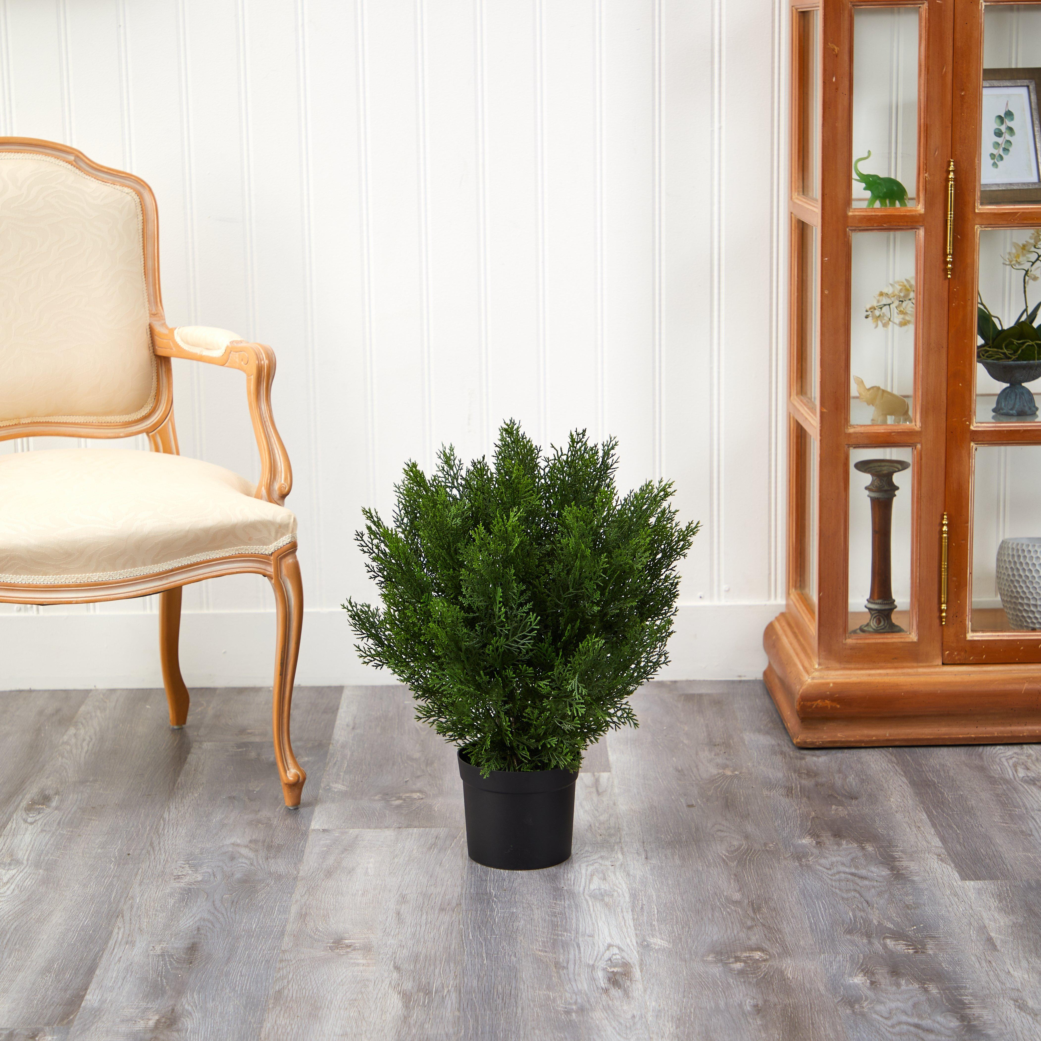 2’ Artificial Cedar Bush (indoor/outdoor)