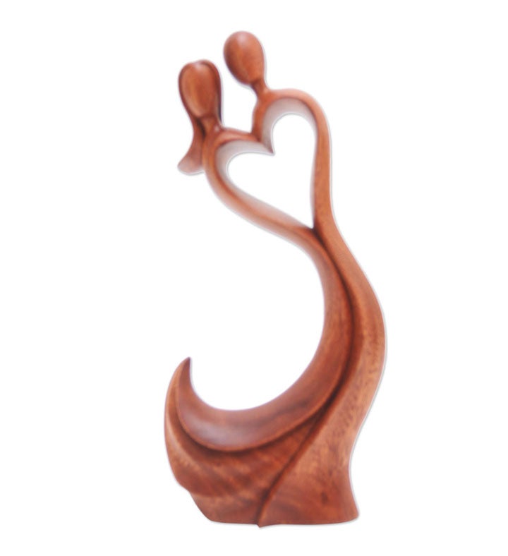 Novica Handmade Sway With Me Wood Statuette