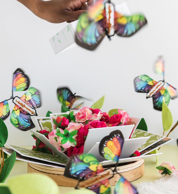 Mother's Day Blossom Box W/ Butterfly Surprise
