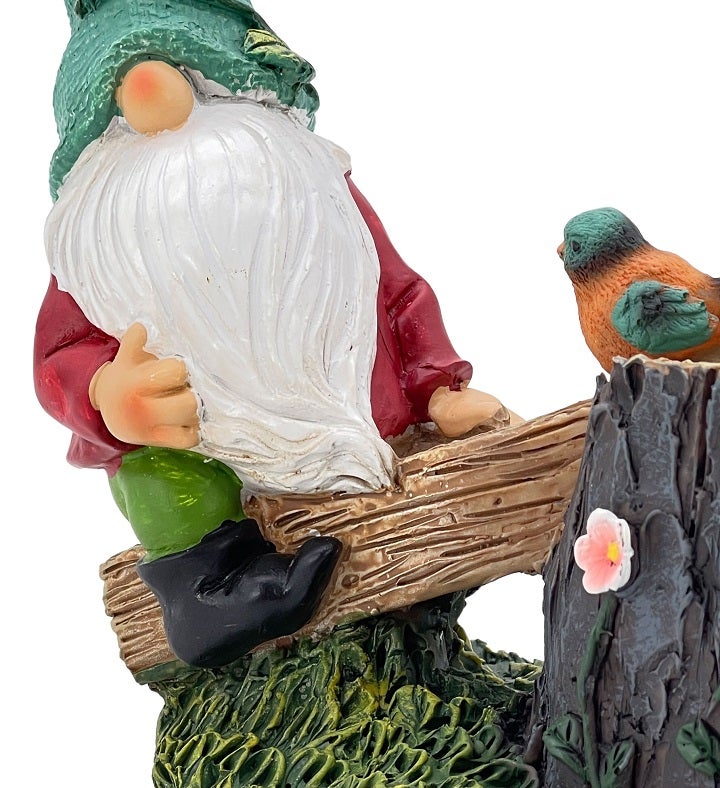 See saw Garden Gnome Statue 10.6"