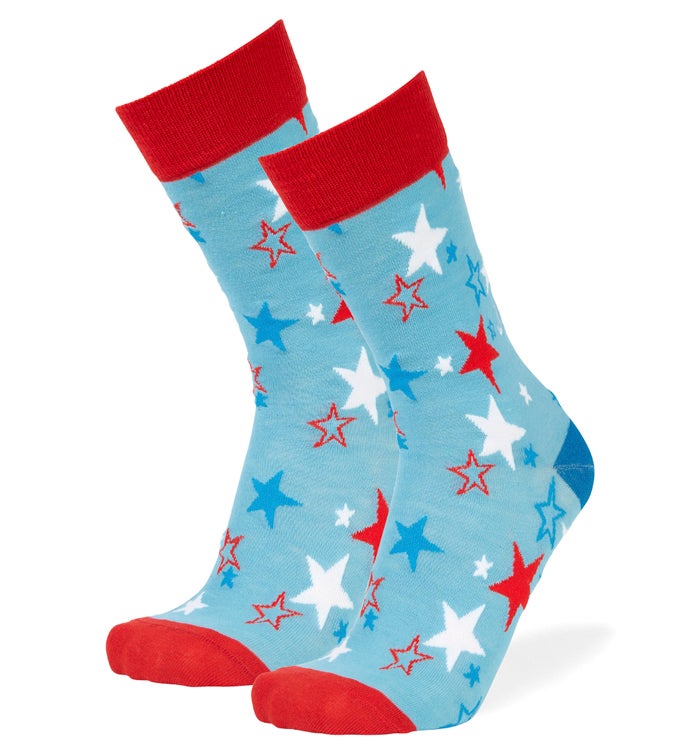 Patriotic Gift Bag Of Socks For Men