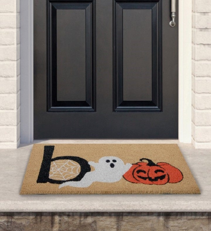 Natural Coir "Boo" Halloween Doormat 18" x 30"