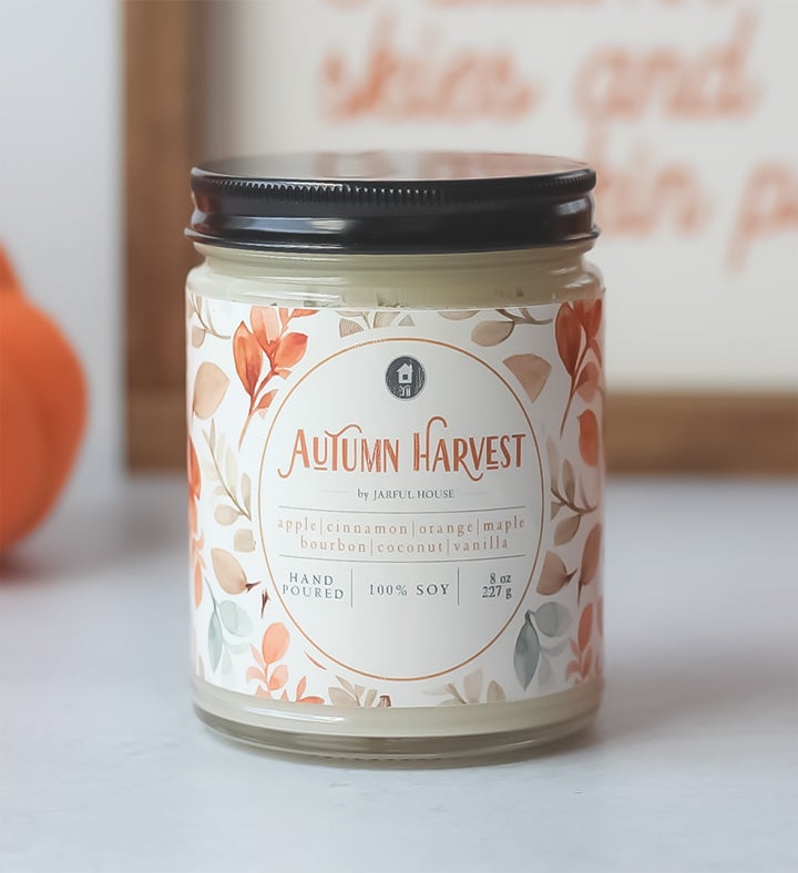 Scented Soy Candle Hello Fall