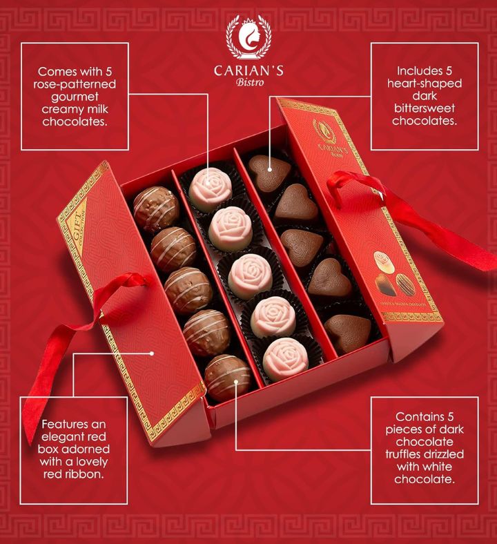 Carian's Bistro Valentine's Day Chocolate Box