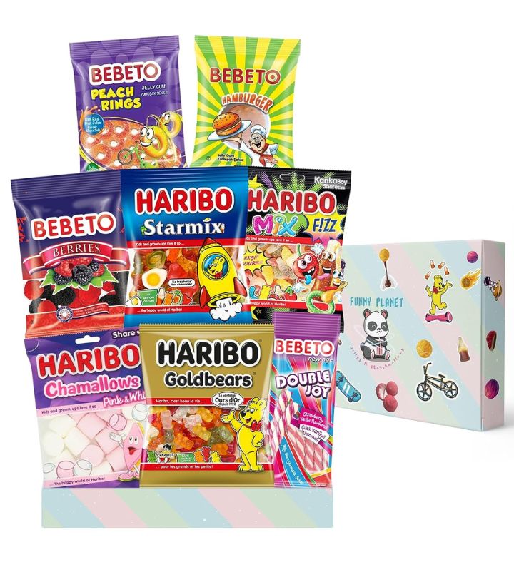 Haribo Gummy Fruit Candy Variety Pack
