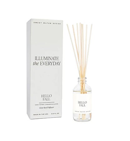 Hello Fall Clear Reed Diffuser
