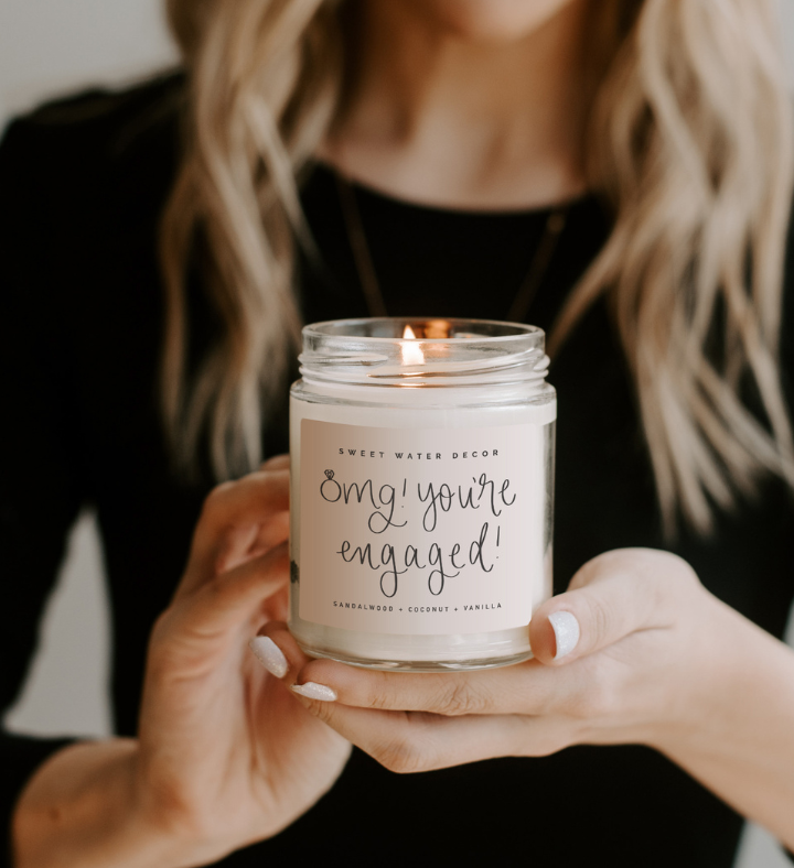 Omg! You're Engaged! Soy Candle - 9 Oz