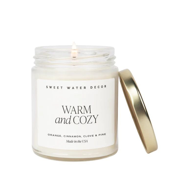 Warm And Cozy Soy Candle 9 Oz
