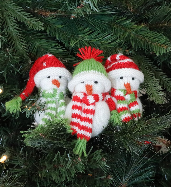 Snowmen Ornaments, Set Of 3