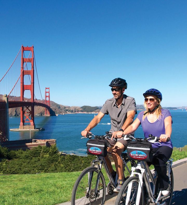 Golden Gate Bridge Guided Bike And Brew Tour for Two  California