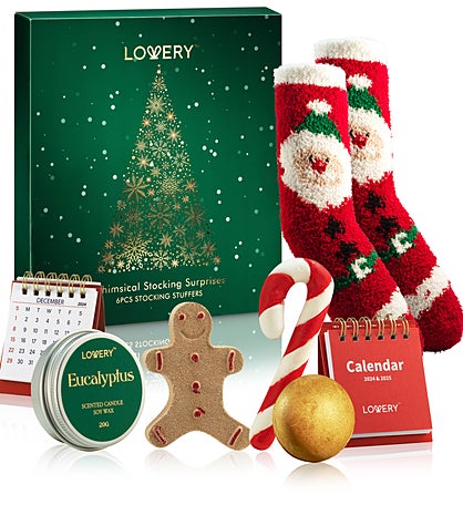 Stocking Stuffers Christmas Calendar Gift Set 