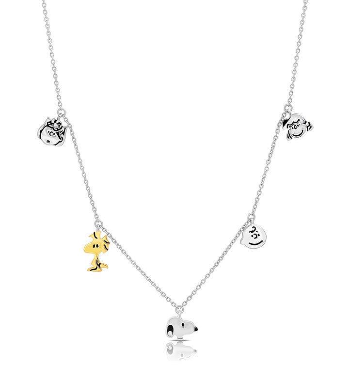 Snoopy & the Gang Charm Extendable Necklace