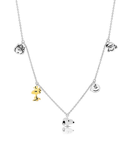 Snoopy & the Gang Charm Extendable Necklace