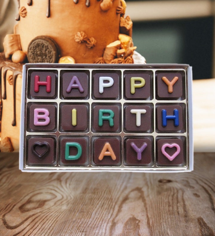 Happy Birthday Chocolate Message Gift | Marketplace | 1800Flowers