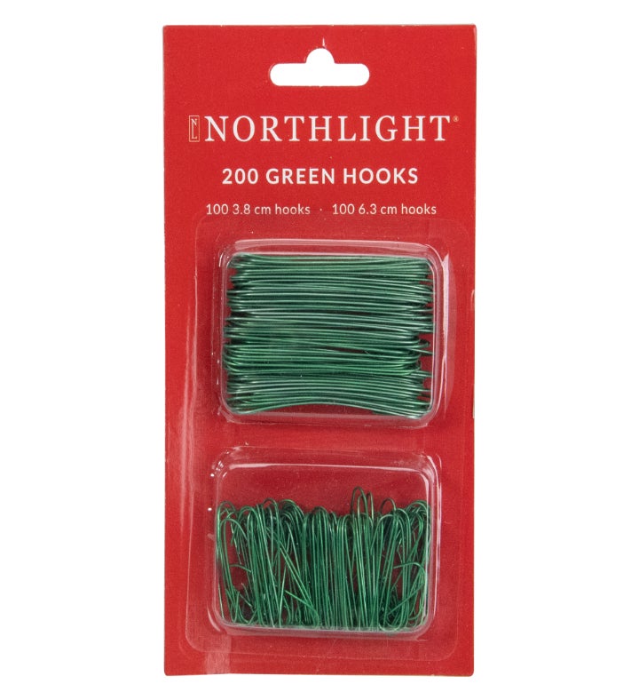 200-Count Green Ornament Hooks