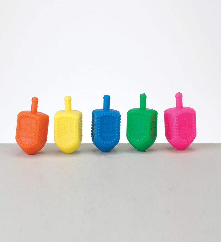 Jar Of Dreidels Spin The Dreidel Hanukkah Game With 25 Multi-color Pieces