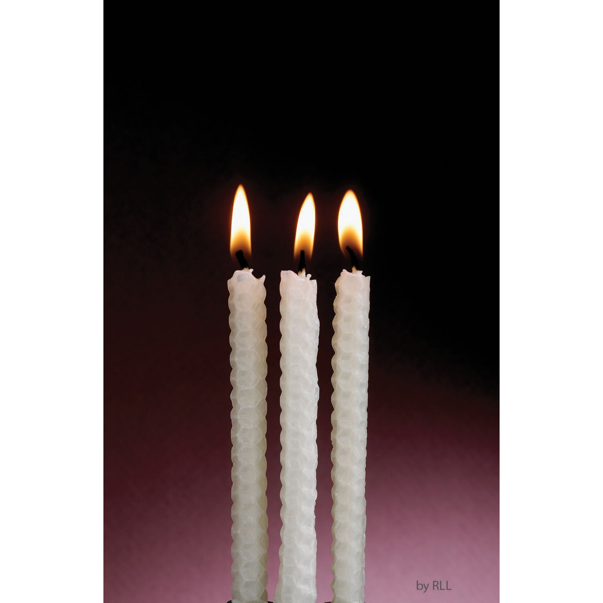 Pack Of 45 White Eco-friendly Natural Beeswax Hanukkah Candles 4