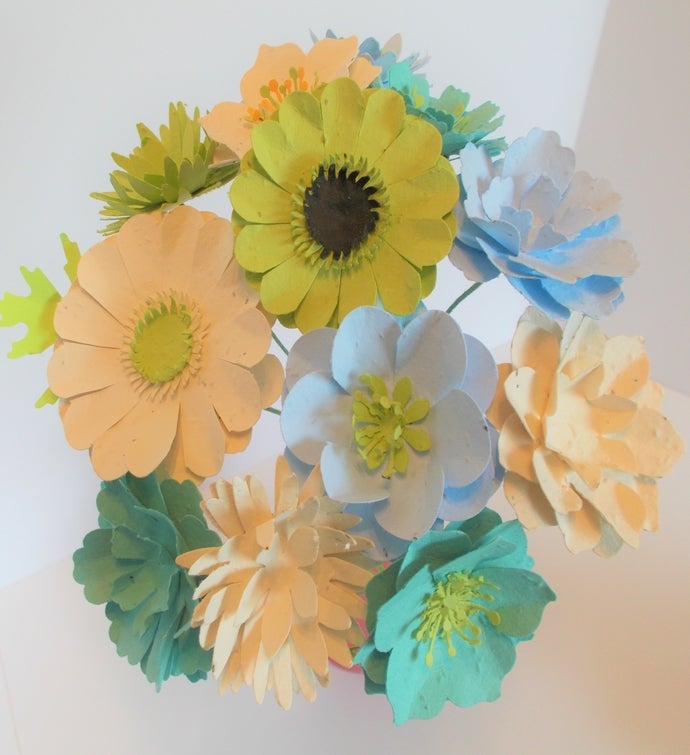 Plantable Seed Paper Flower Bouquet