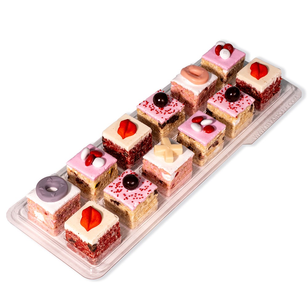 12 Pack Of Valentine's Day Rice Krispie Treats