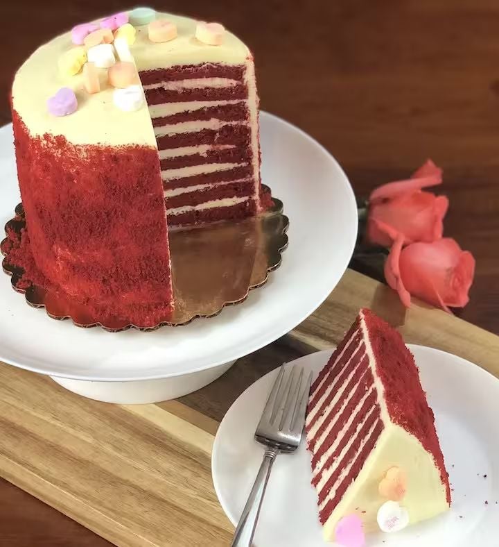 Red Velvet Valentine's Day Smith Island Cake