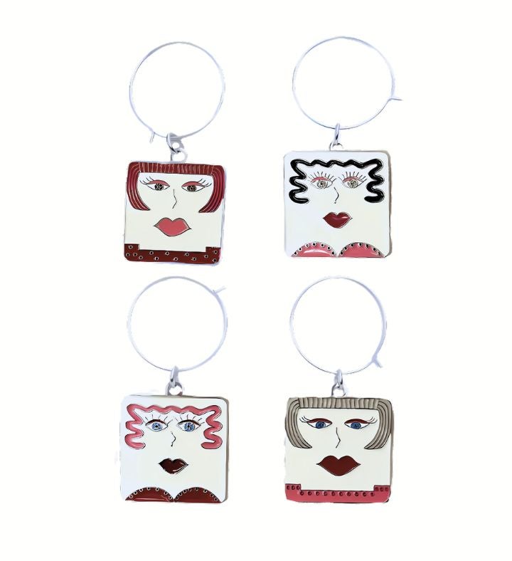 Personality Plates Wine Charms – Sisters First Edition 
