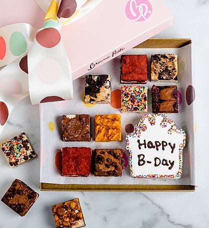 Happy Birthday Brownie Box