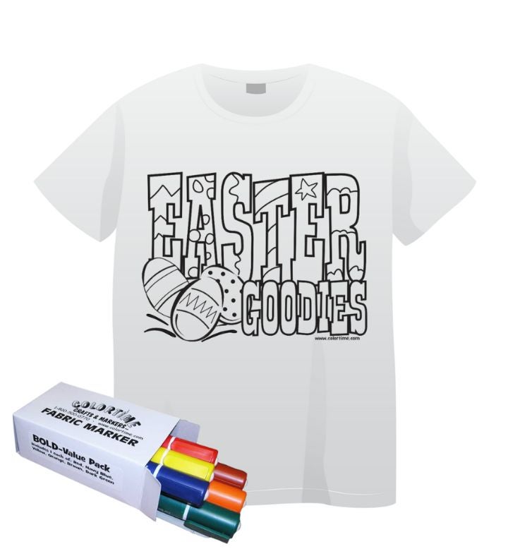 Easter Goodies Tee Shirt & Marker Pack