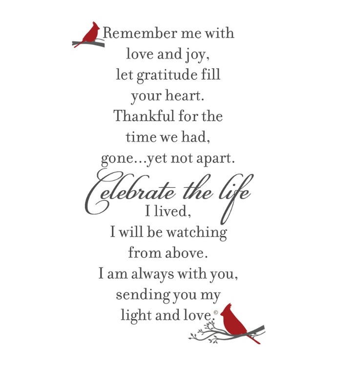 Celebration of Life Lantern Memorial Gift