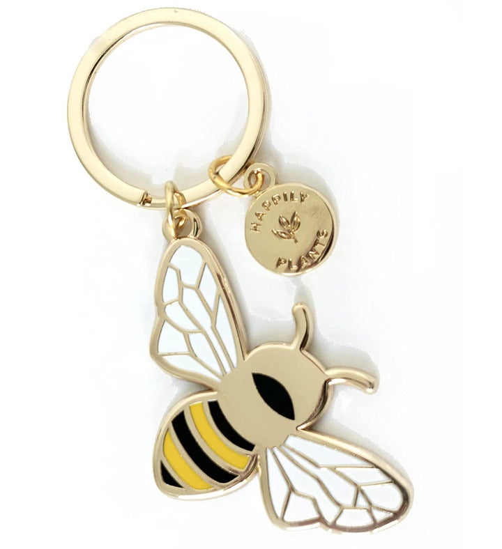 Queen Honey Bee Keychain