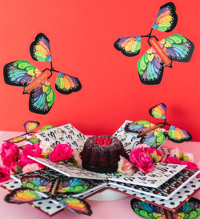 Mother's Day Love Explosion Cake Gift Box