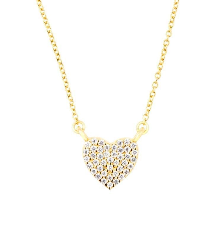 Pavé Heart Necklace