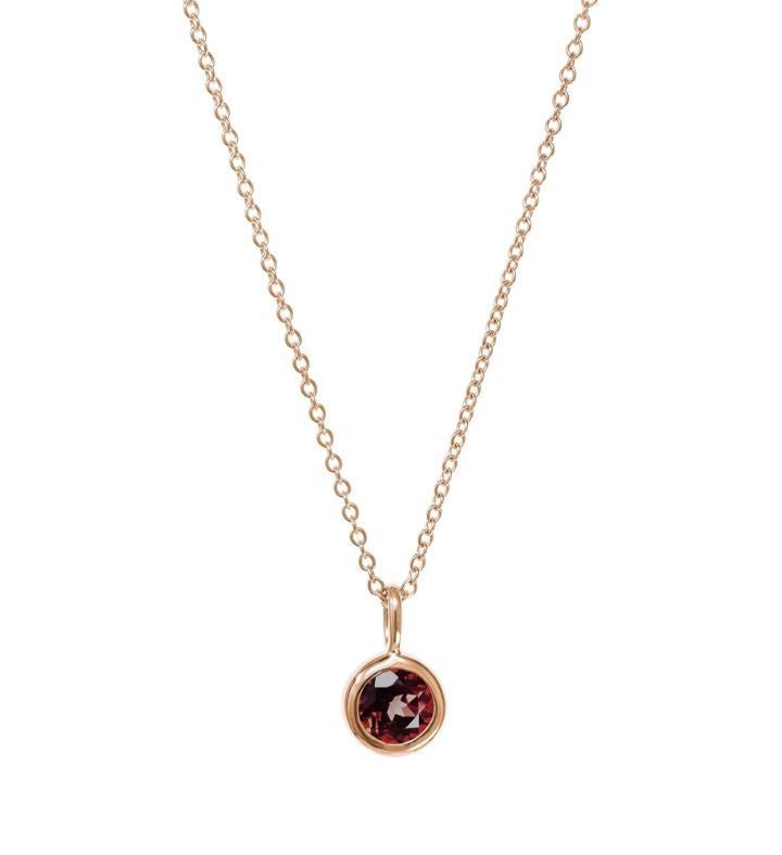 Gold Birthstone Necklace