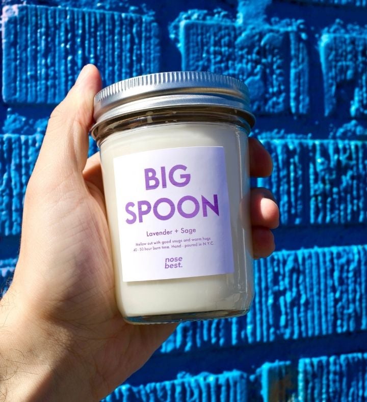 Big Spoon  Lavender & Sage  Cheeky Candle Gift 8oz