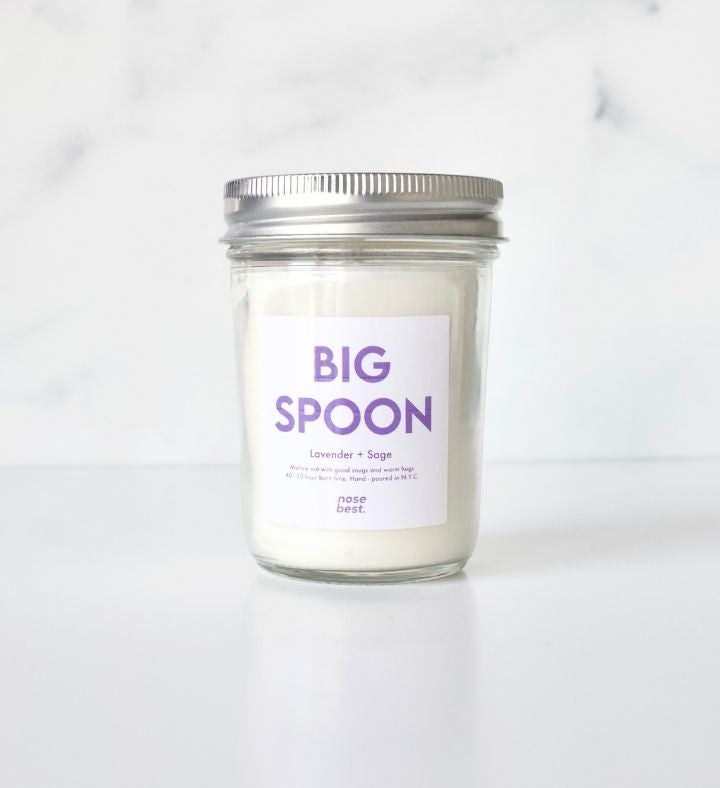 Big Spoon  Lavender & Sage  Cheeky Candle Gift 8oz