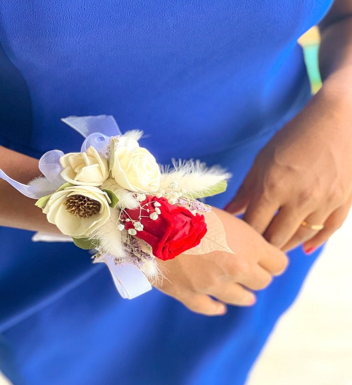 Preserved Red Rose Boutonniere