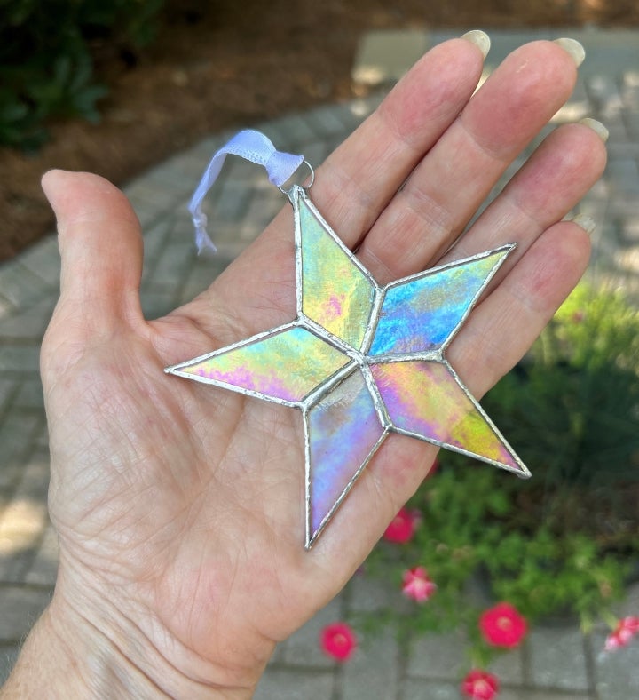 Gift For Dad: Handmade Stained-glass Star