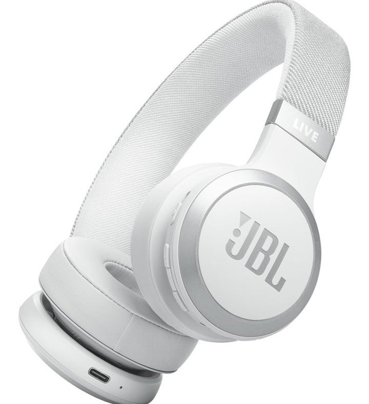 Jbl Live Wireless On ear Nc Headphones    white