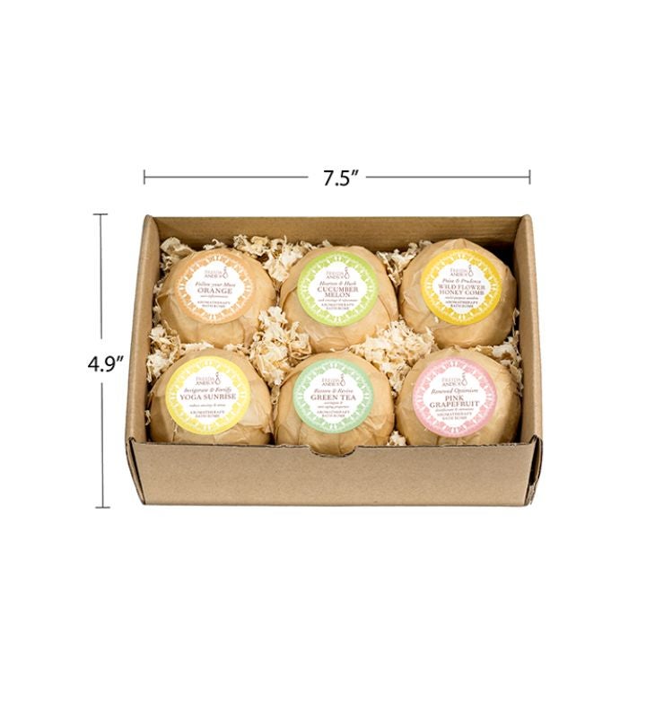 Citrus Aromatherapy  Bath Bombs Gift Set