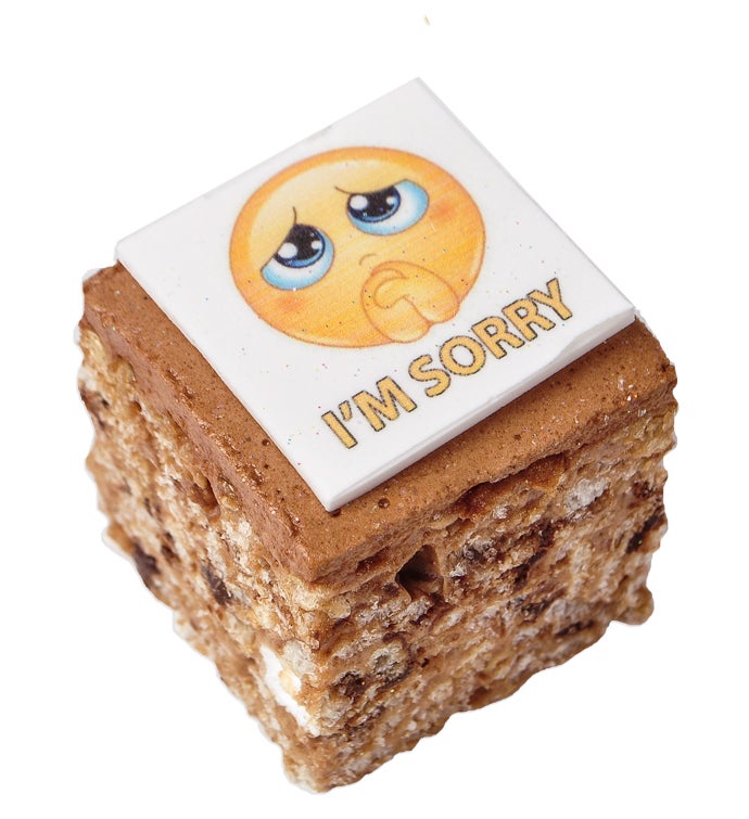 "I'm Sorry" Rice Krispie Treats by Treat House