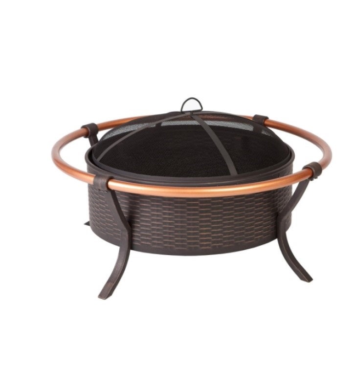 Copper Rail Fire Pit