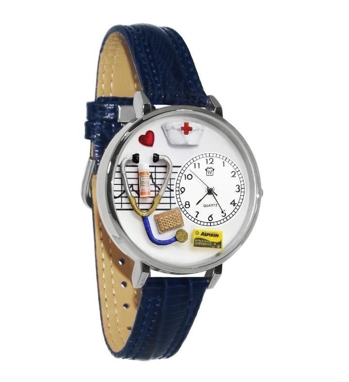 Nurse Red Cross 3d Watch